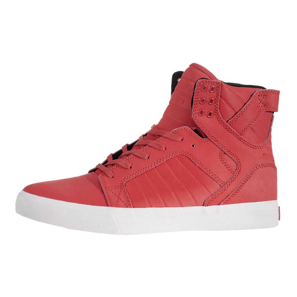 Baskets Montantes Supra SkyTop Rouge Chili Red Homme | AXH-11025181